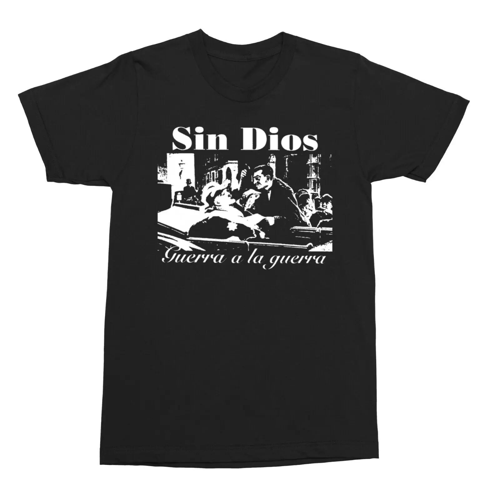 

Sin Dios - 'Guerra al La' - Shirt, Punk, Crust, Spanish HC, Political, Crudos