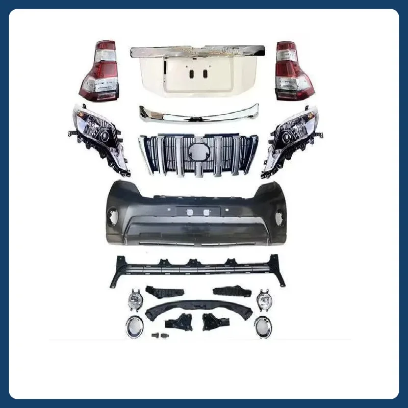 

Upgrade Facelift Body Kit for 2010-2013 Prado Fj150 to 2014 Prado Easy Installation ABS Front Lip Bumper New Condition