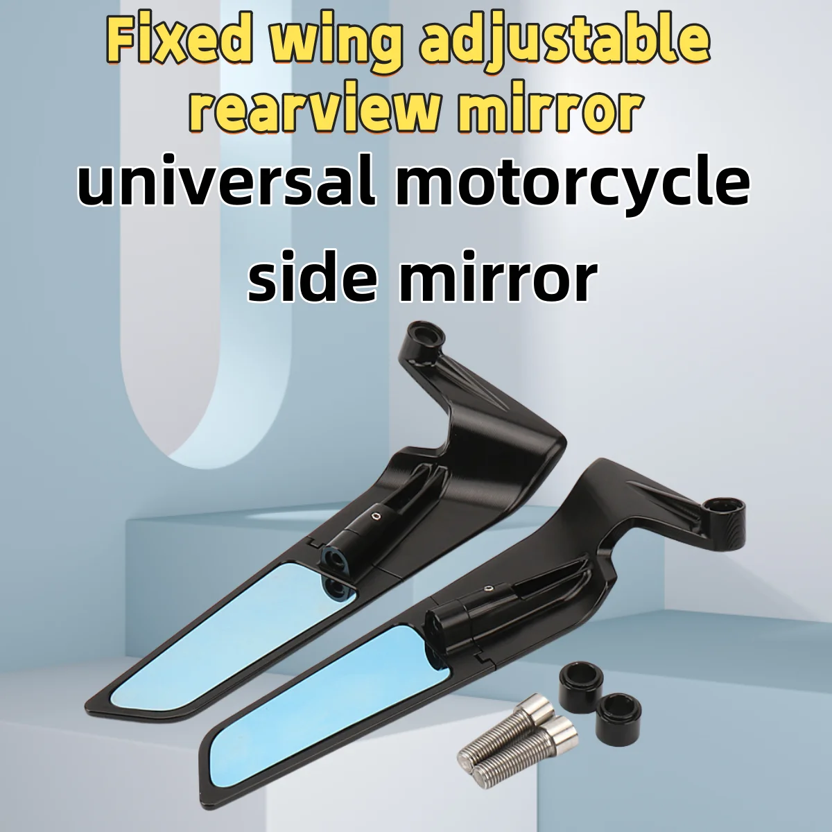 

universal motorcycle side mirror BMW KAWASAKI Honda Fixed wing adjustable rearview mirror Ducati KTM YAMAHA modified rearview