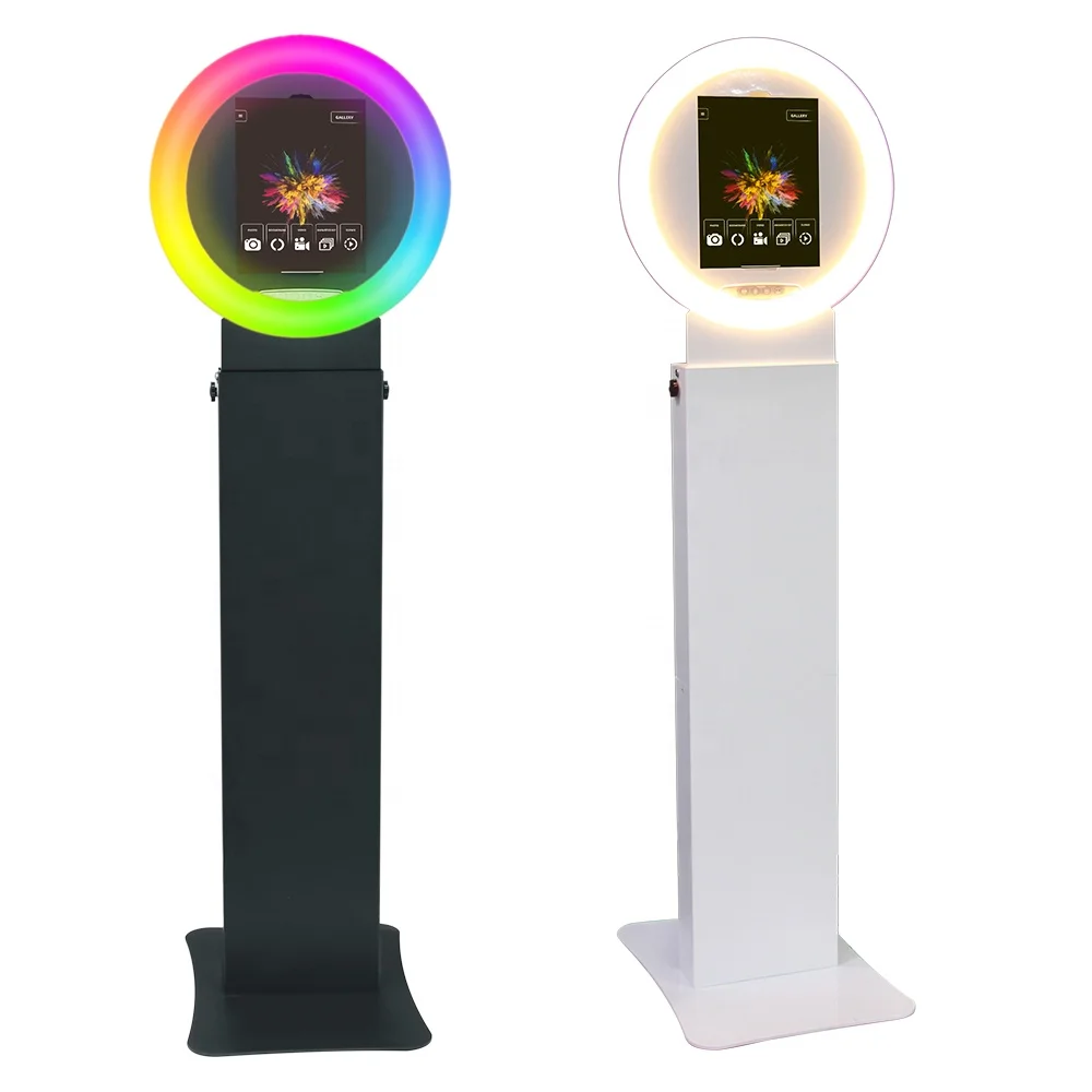 High Quality Photobooth Selfie Instant Print Station 10,9 11 12.9'' Ipad Air Pro Por Ring Light Photo Booth