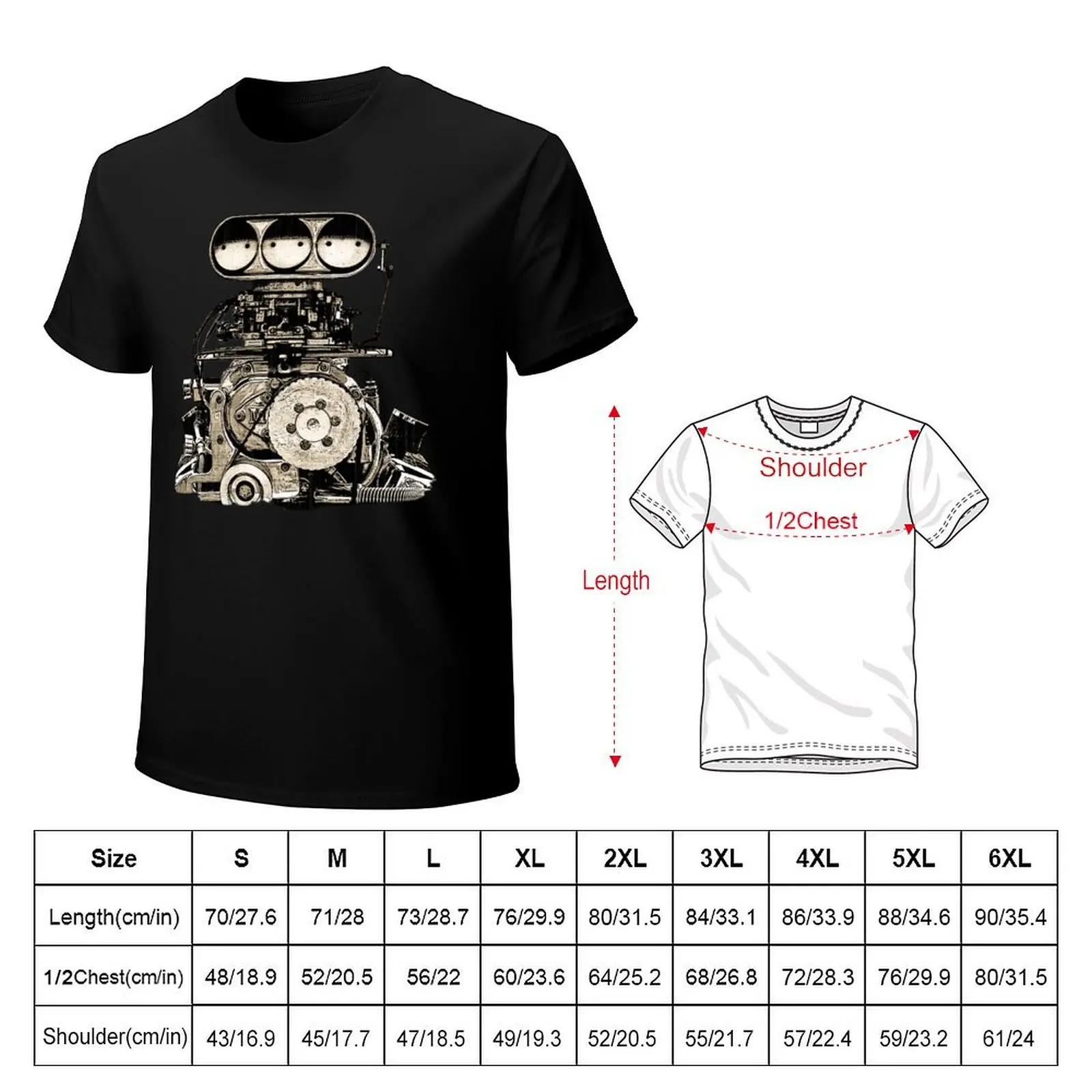 Big block blower T-Shirt Large Size Short Sleeve T-Shirt