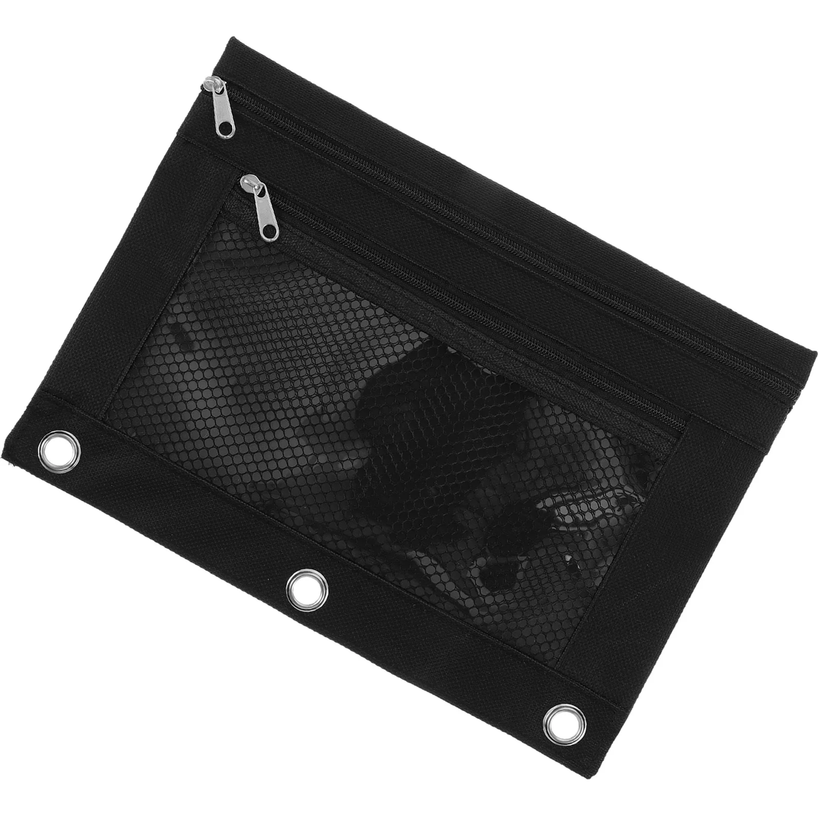 Etui Bindmiddel Tas Mesh Pouch Doek voor Kantoorbenodigdheden Rits Schoolbindmiddelen