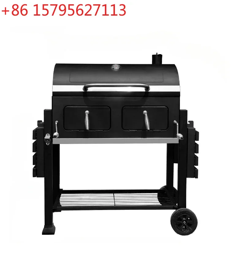 

Queen Villa Patio Grill Cast Iron Grill Mesh Grill Household American Outdoor Charcoal Terrace