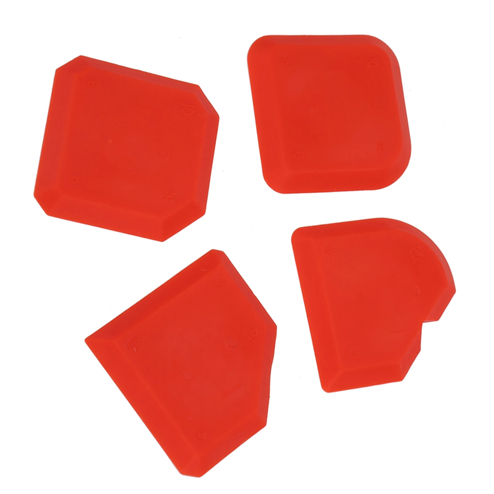 Kit de herramientas de calafateo, removedor de sellador de silicona, limpiador de raspador, Finisher más suave, 4 piezas por juego