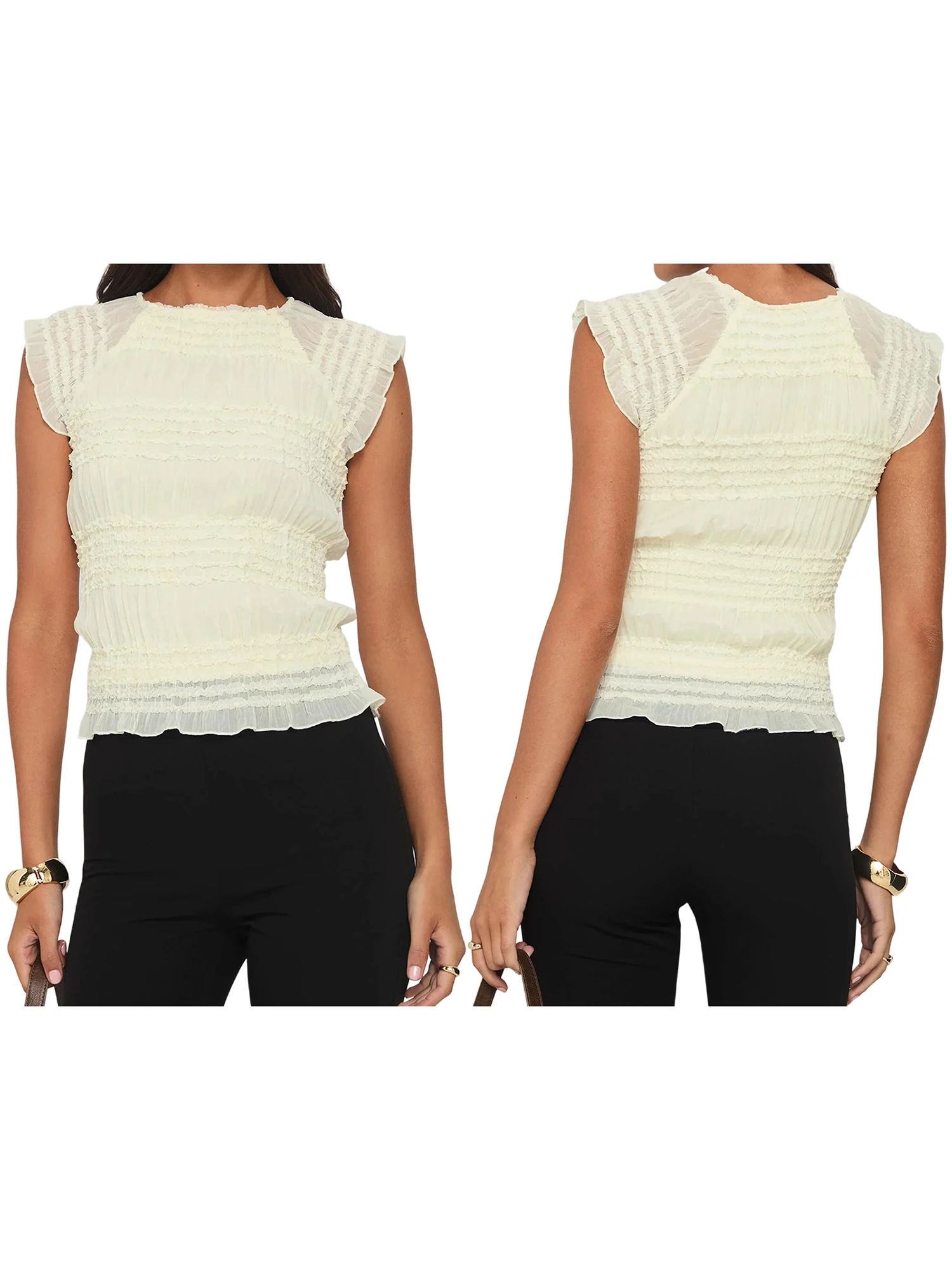 

Стильные укороченные топы с открытыми плечами и рюшами, элегантная повседневная блузка без рукавов с v-образным вырезом, шикарные летние футболки с цветочным принтом для женщин