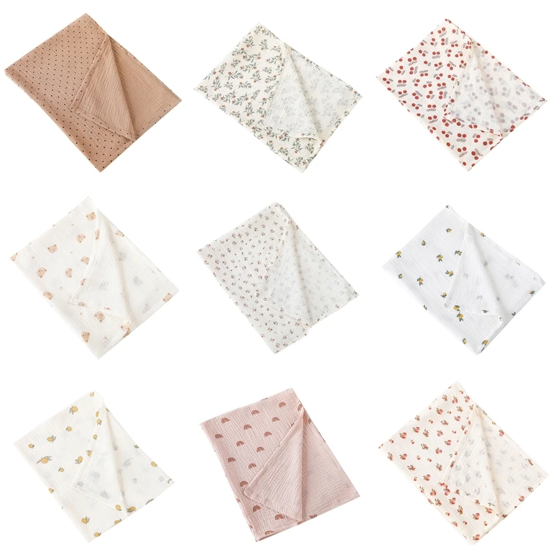 

Q0KB Baby Swaddle Blanket Boy Girl Bath Blanket Newborn Comfortable Soft Towel