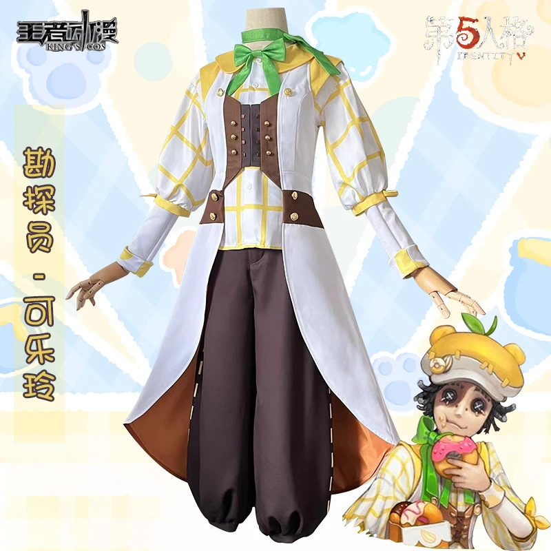 Identity V Cosplay Costume Set Gardener Emma Woods Cos Explorers New Skin Cosplay Clothes Set Girl Women Adult Halloween Clothes