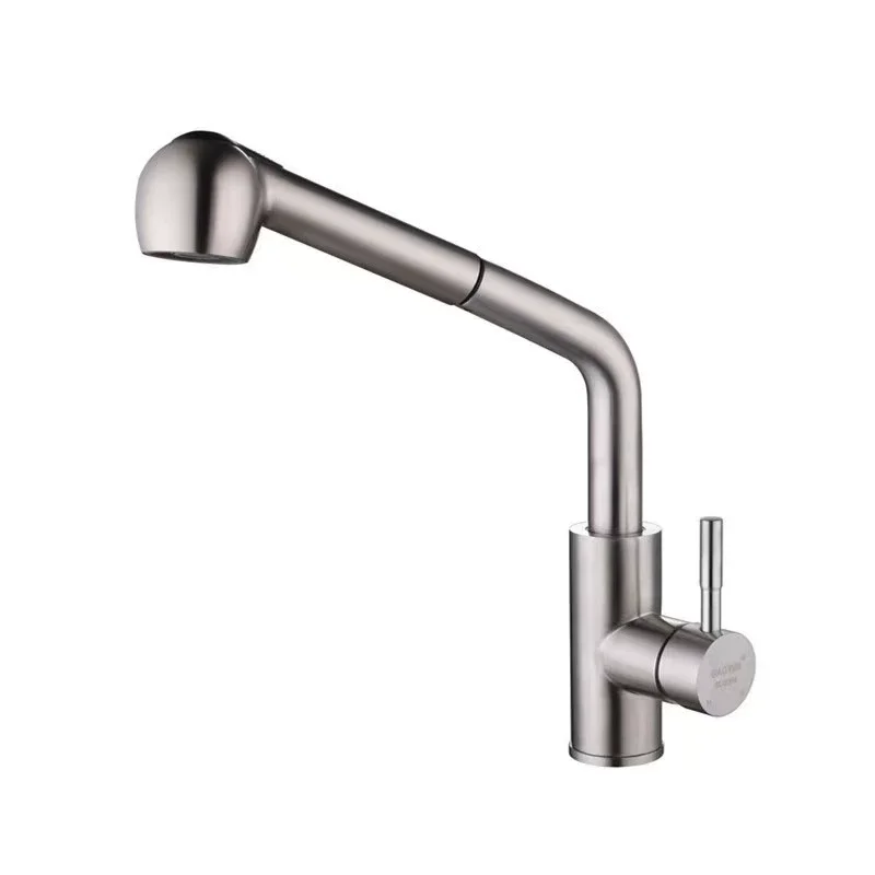 Black Pull Out Kitchen Sink Faucet Two Model Stream Sprayer Stainless Steel Hot Cold Wate Mixer Tap Deck Mounted