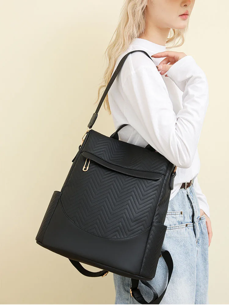 Fashion New Women Casual Large-capacity Backpack Shoulder Work Handbags Trend Female Simple Single Shoulder Bag Backpacks Bolsa