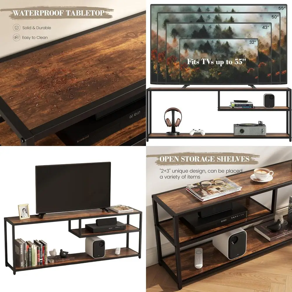 Rustic Brown Entert… - image