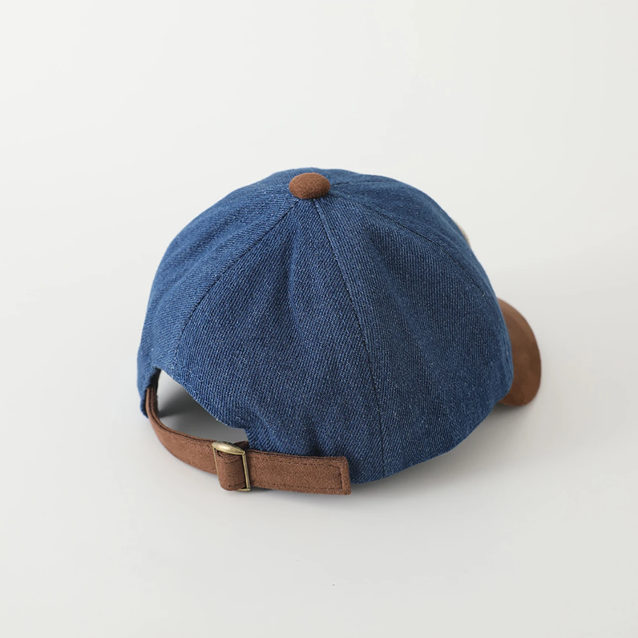 الأزرق الدنيم قبعة بيسبول للأطفال ظلة أقنعة M-رسالة الاطفال بلغت ذروتها قبعات موضة المرقعة الطفل بطة اللسان قبعة 1-3Year