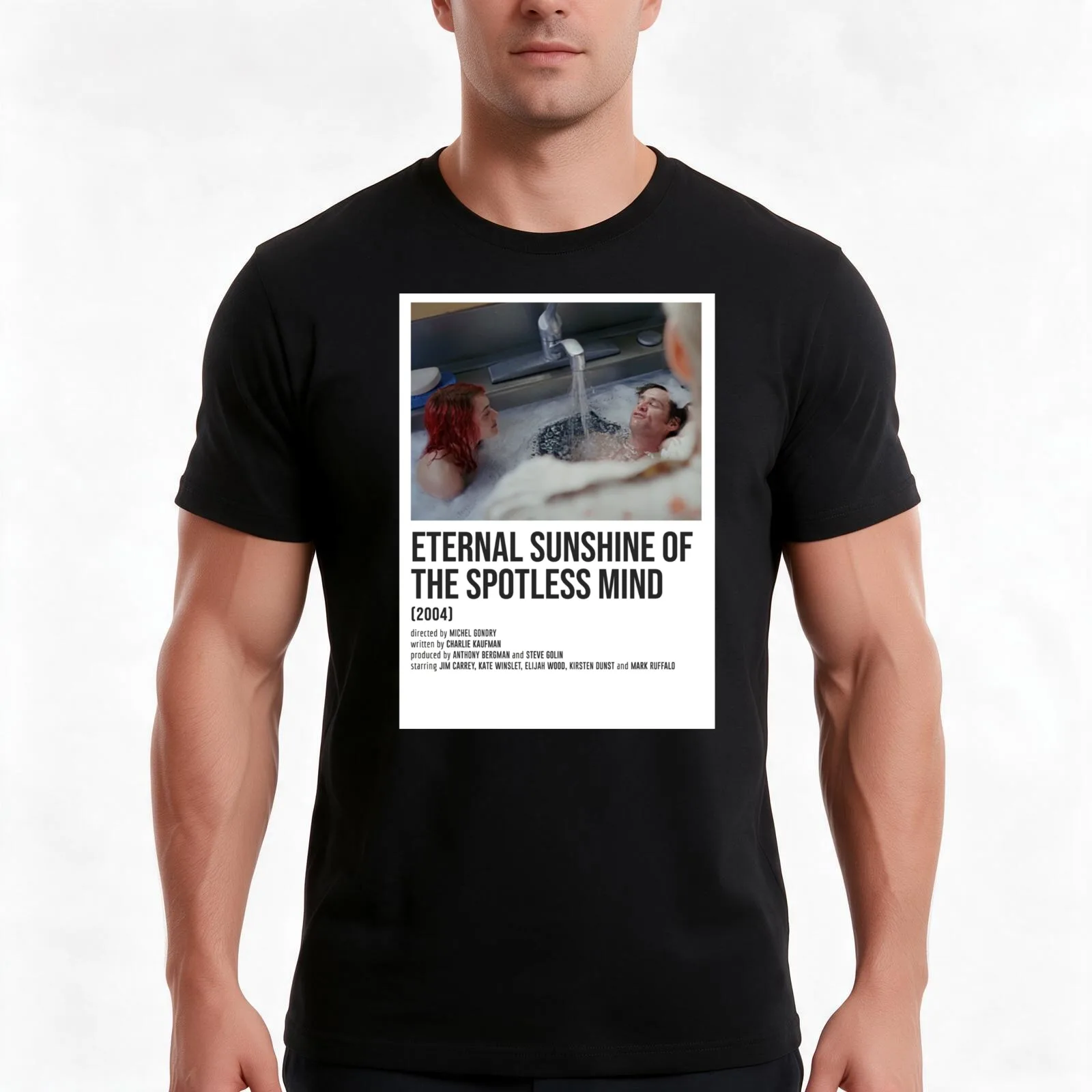 ETERNAL SUNSHINE OF THE SPOTLESS MIND bathtub T-Shirt Summer Casual Cotton Tee Oversized Streetwear Tops Unisex Men Women