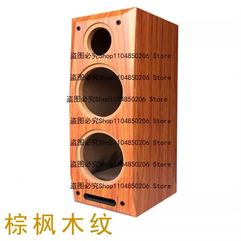 Suitable for Double 6.5-inch Three-way Frequency Maze Type Wooden Speakers, Empty Box Body, Low Mezzo 4-inch High-sound Car