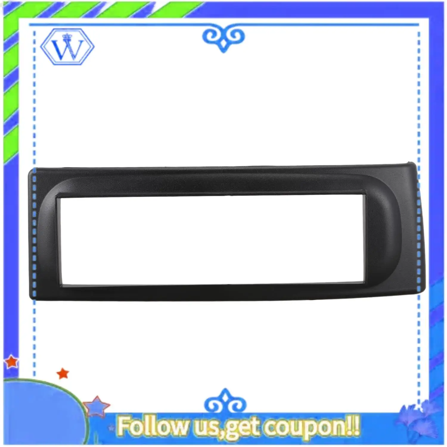 

M46K-1 Din Radio Fascia CD GPS DVD Stereo Panel Dash Mount Installation Trim Kit Frame For Renault Megane I Scenic 1996-2003