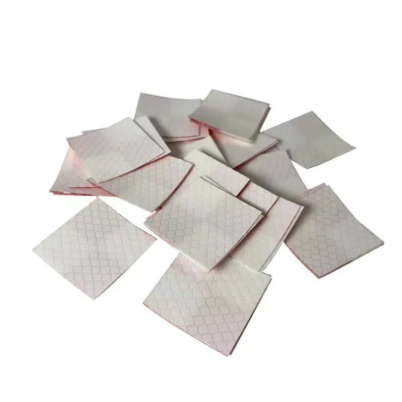 100pcs Size 40x40mm Red and White Grid Reflector Sheet For Total Station Survey Geography Reflective Sticker