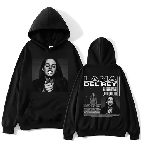 Singer Lana Del Rey Album Hoodie Men Women Vintage Fashion Hip Hop Sweatshirt Oversized Casual Fleece Warm Pullovers Streetwear