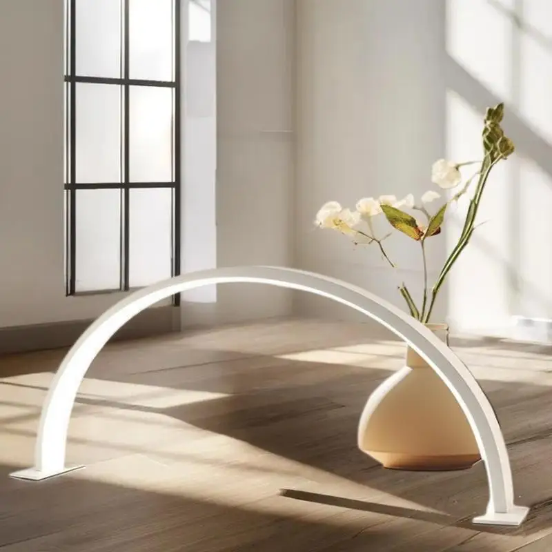 Beauty Salon U-Shaped Led Desk Lamp Semi Monthly Lighting Fixture Eye Protection Tricolor Dimming Beauty Nail Supplement Light