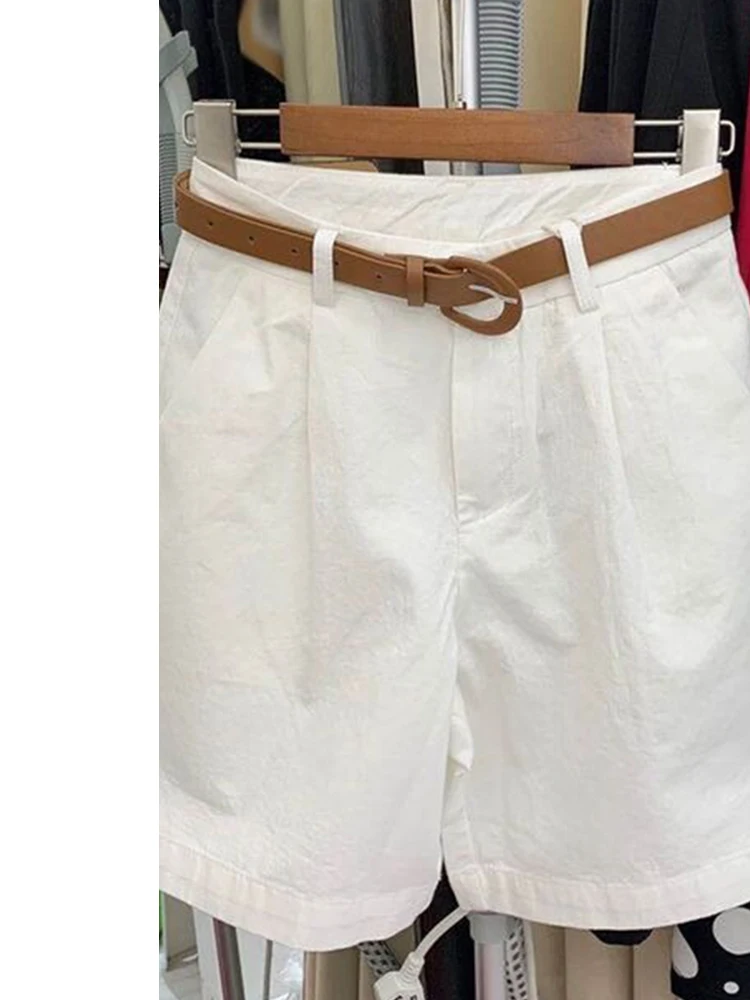 الكاكي عالية الخصر عادية orts النساء الشتاء الكمثرى القرد السراويل حجم كبير فضفاض التخسيس خمسة أرباع طول مستقيم الساق بنطلون