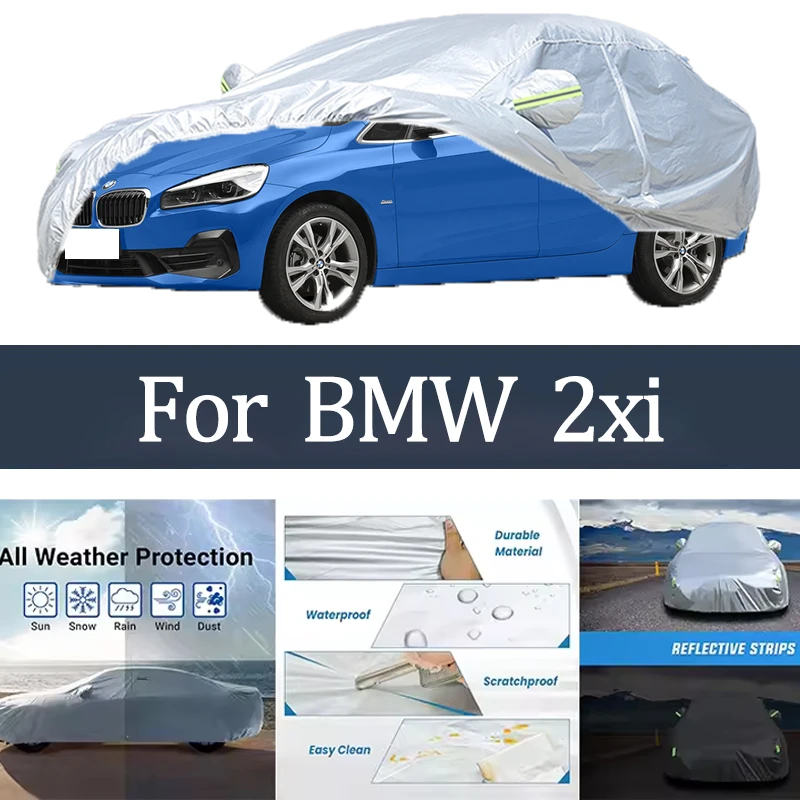 

For BMW 2xi Car Cover Outdoor Protection Covers Snow Sunshade Waterproof Dustproof Exterior UV Car Accessories Auto