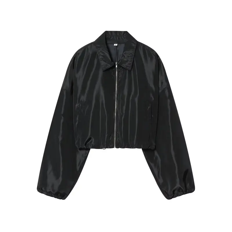 

Bla Long Sve Stand Collar ort Jaet 2025 Autumn New Arrival Women's Commute Faion Versatile Outerwear 848065