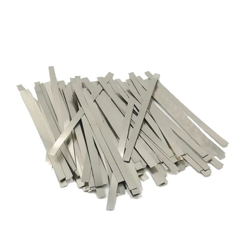 Nickel Plated Steel Strip 18650 Battery Spot Welding DIY Battery Pack Connection Nickel Sheets 100mm Length