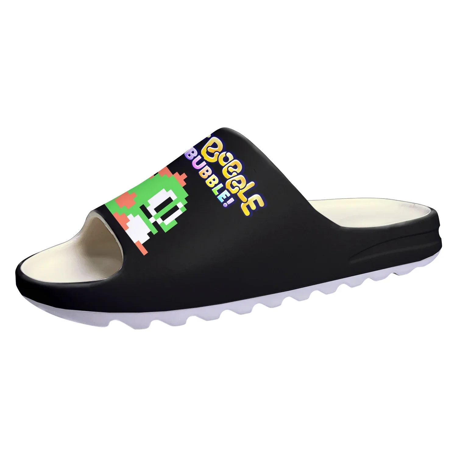 Bubble Bobble Custom Soft Sole Sllipers Cartoon Game Mens Womens Teenager Home Clogs Custom Made Water Shoes on Shit Sandals