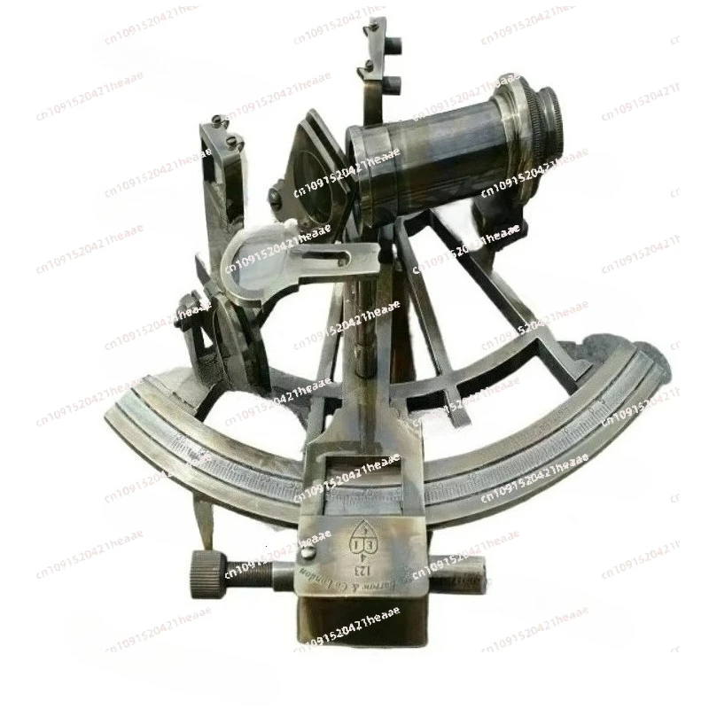 Suitable for Ship Deck Hatch Black Decoration/Stern,Brass  8-inch Ocean Sextant