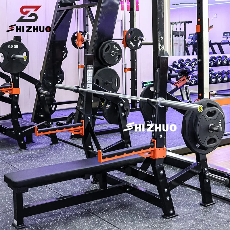 

Shizhuo Commercial Fitness Equipment Body Building Plate Loaded Flat Bench Press Machine