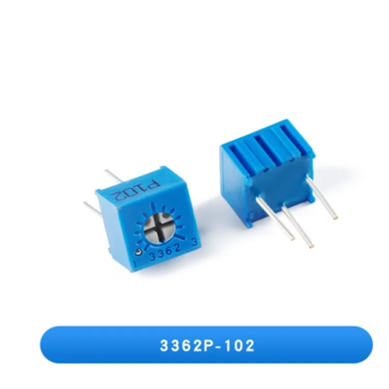 10 STKS 3362 W 103 Verstelbare Precisie Potentiometer 100 200Ohm 500R 1 K 2 K 5 K 10 K 20 K 50 K 100 K 200 K 500 K 3362 Trimpo Trimmer
