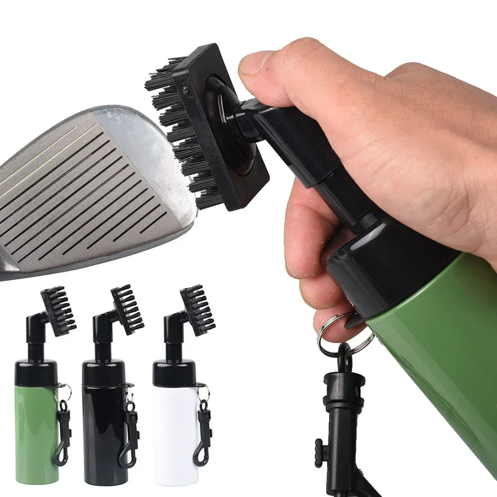 Golf Club Groove Cleaner Brush with Leakproof Spray Bottle Automatic Water Professional Golf Cleaning Kit Portable Golf Tools