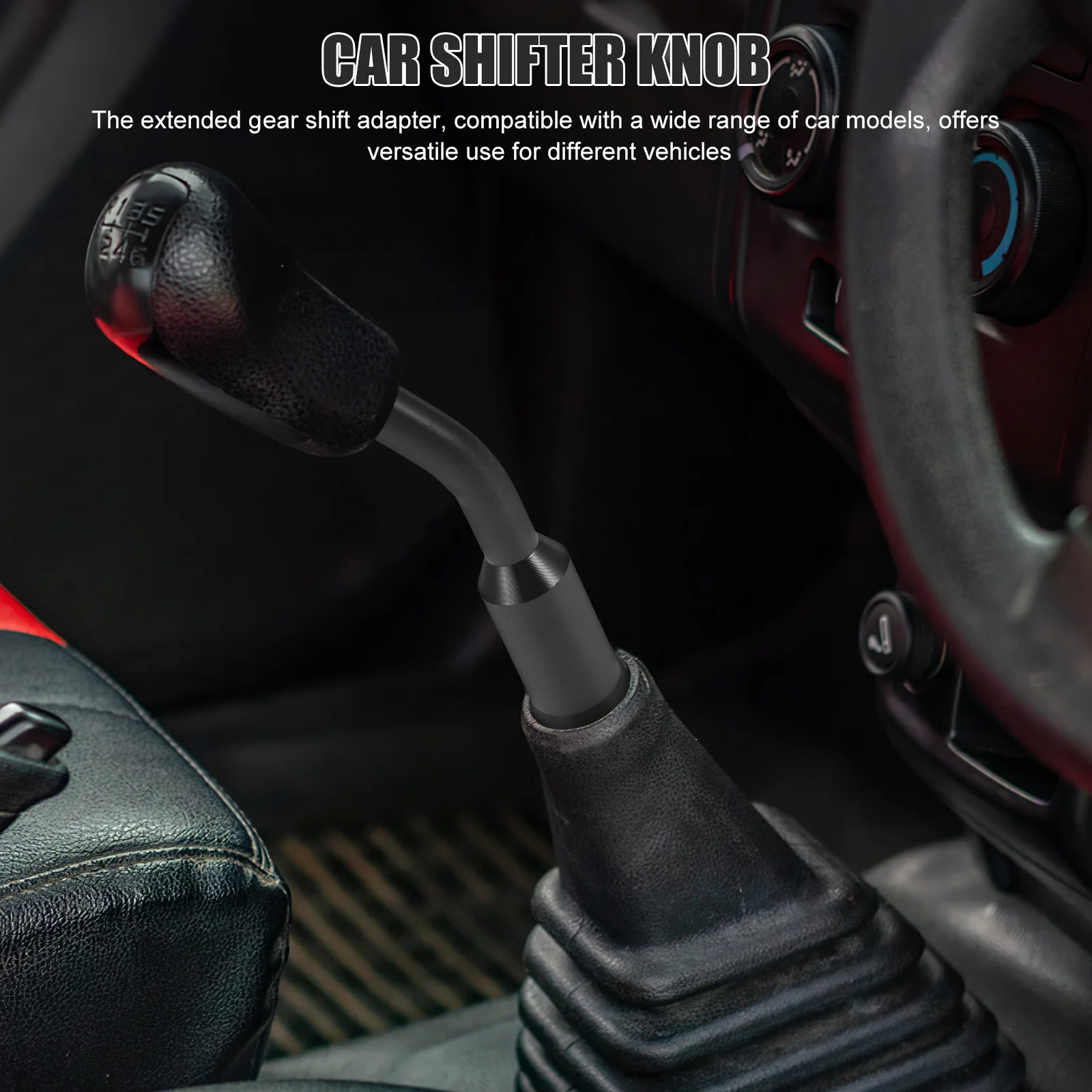 

Удлинитель рычага переключения передач автомобиля, модифицированный алюминиевый сплав, удлинитель рычага переключения передач, эргономичная ручка, совместимая ручная ручка переключения передач для грузовика