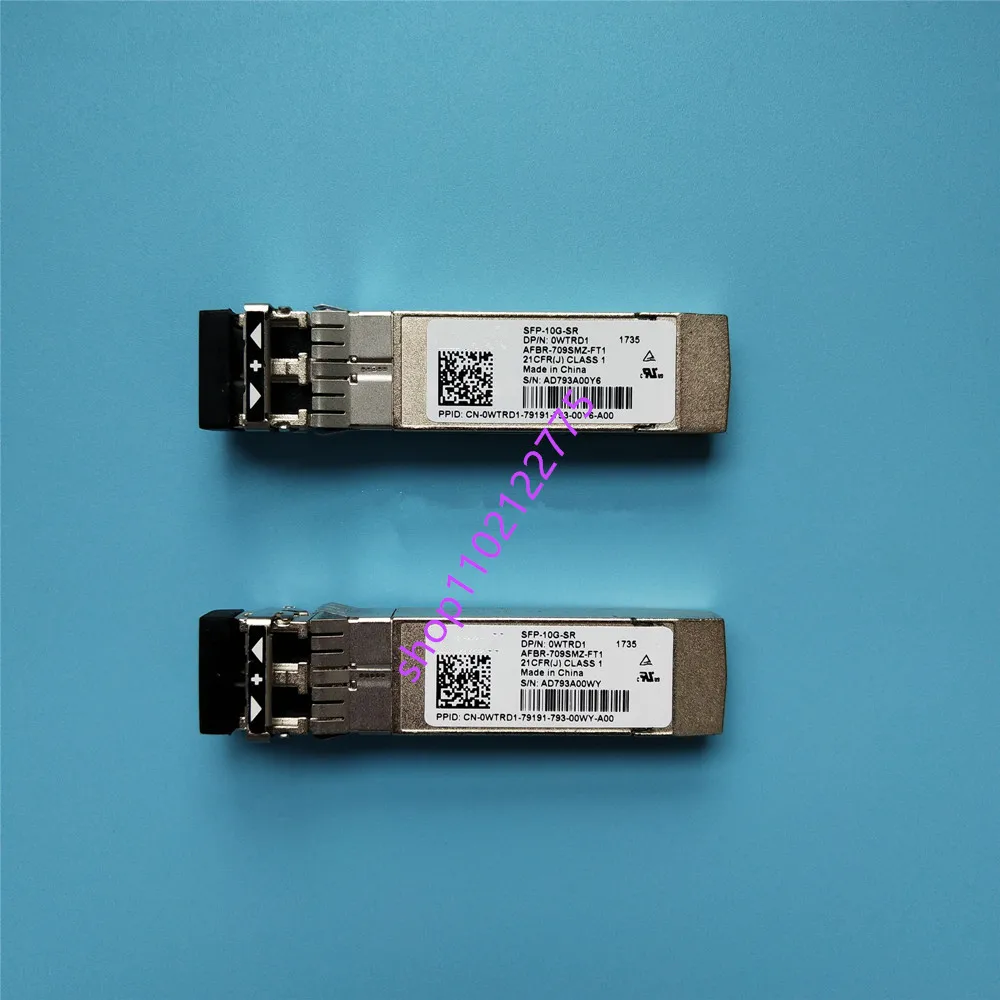 

Модуль Del/sfp 10gb/0WTRD1/AFBR-709SMZ-FT1/SFP-10G-SR/multimode 10g 850NM волоконный модуль приемопередатчика/10g переключатель адаптера