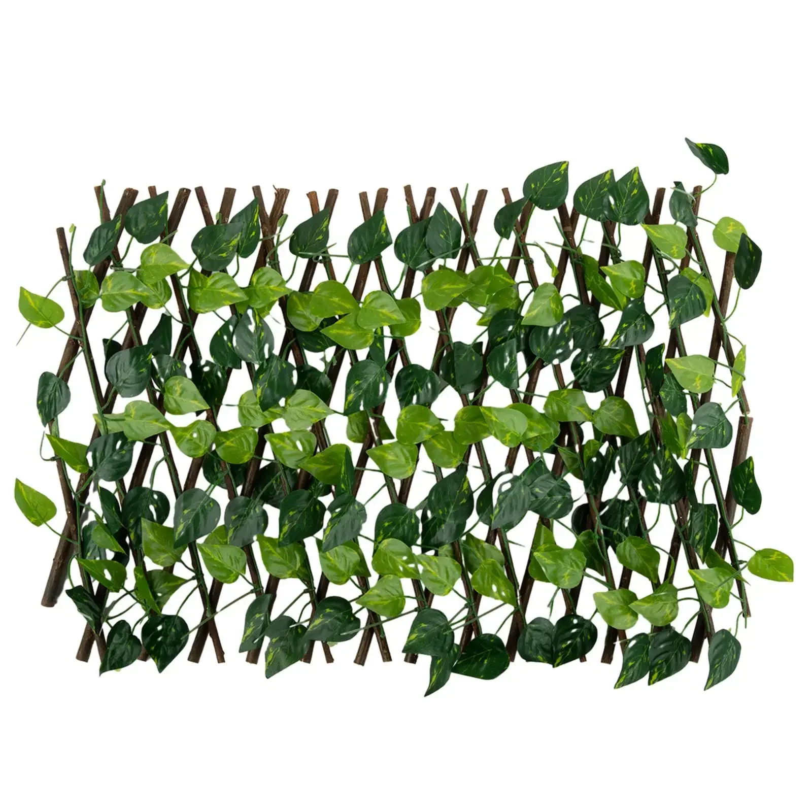 Hot New Fashion Artificial Fence Leaf Fake Plant Ivy Fence Telescopic Fence Fence Garden Green Hedge Ivy Privacy