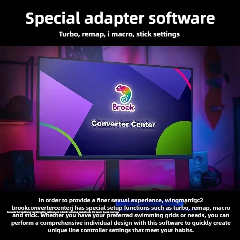Convertitore Wingman FGC 2 Native PS5 N Switch/PC/Controller Arcade Stick per PS5/Windows PC