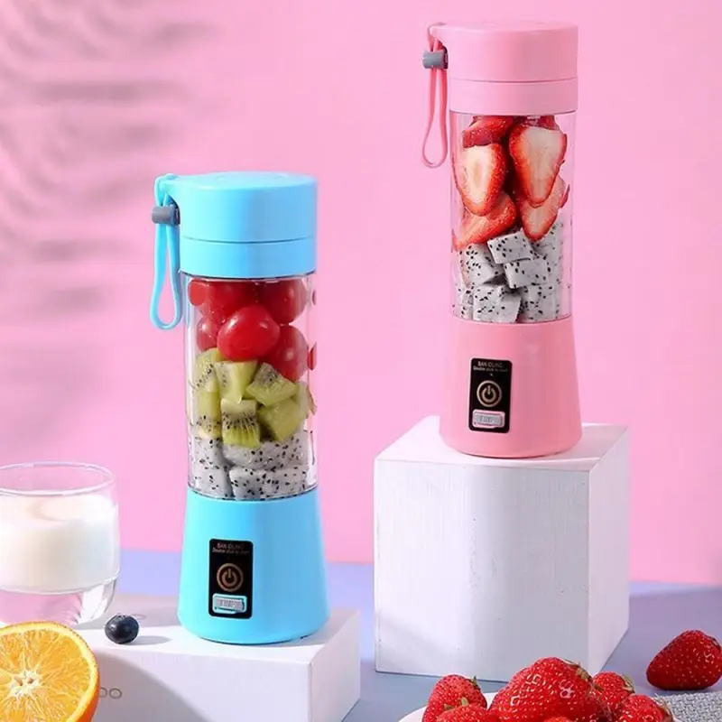 Mini Juicer Portable Blender Fruit Milkshake Handheld Electric Juicer USB Rechargeable Multifunction Blender Kitchen supplies