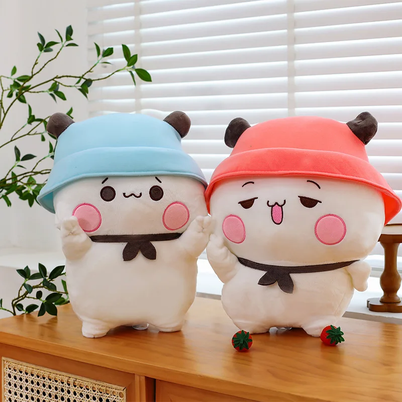 Büyük Boy 40/60cm Bubu ve Dudu Panda Peluş Oyuncaklar Çift Yastık Bebek Sevimli Doldurulmuş Hayvanlar Yumuşak Oyuncaklar Çocuklar İçin Koleksiyonluk
