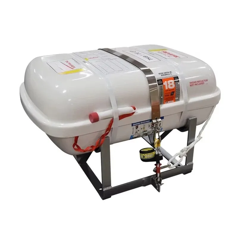 

Life Raft Vessel And Life Raft Cradle for Emergency Survival Boats Marine Life Raft Cradle