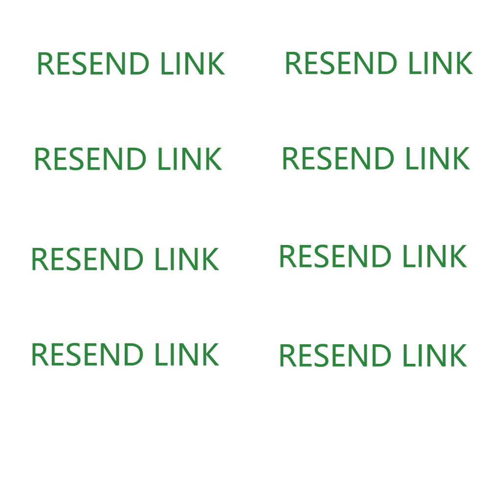 

Special Link for Resend Items, Do Not Place Order Unless Contacted