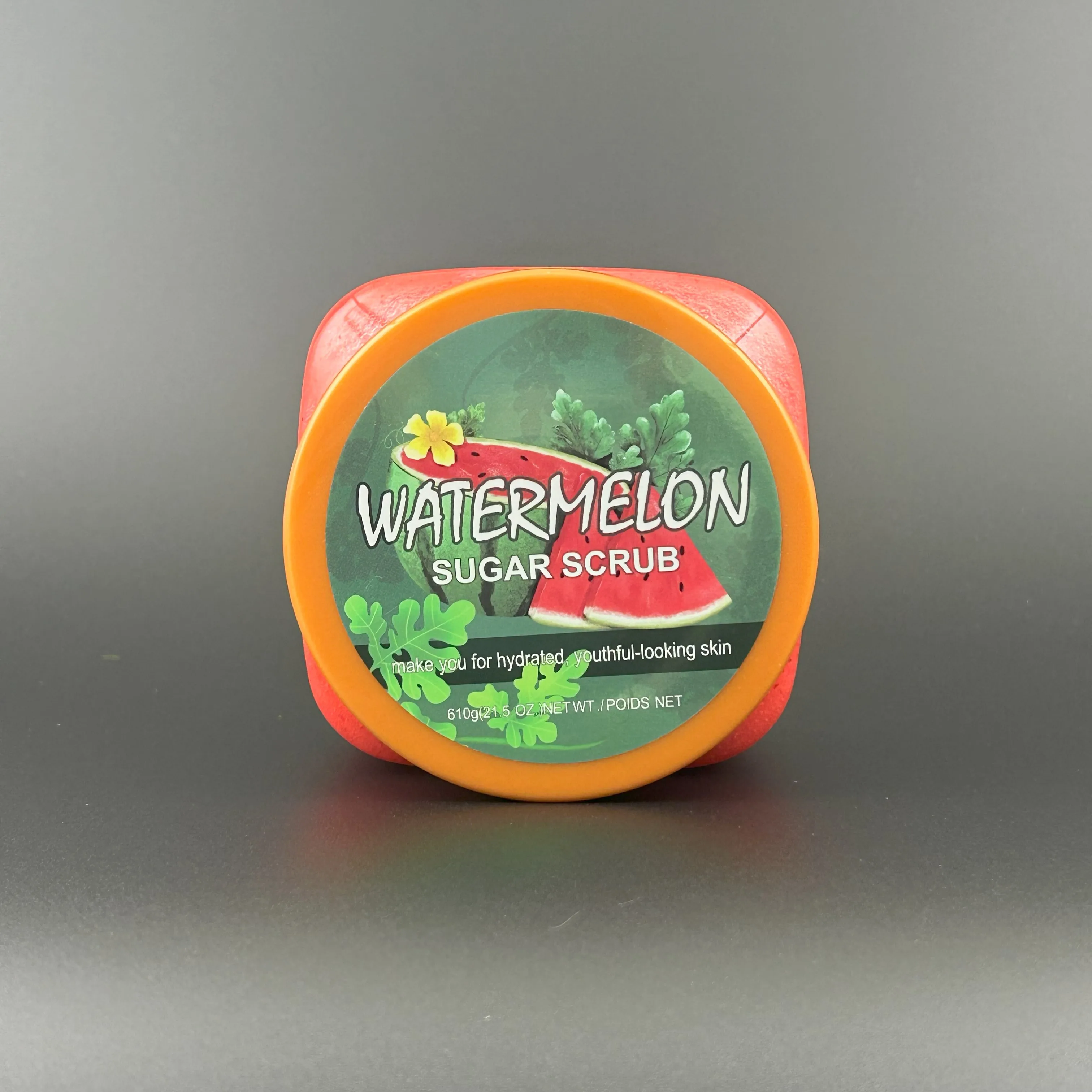 610 g watermelon Shea Sugar Body Scrub Silky Smooth Exfoliating Body Scrub: Get Radiant Skin with Natural Ingredients