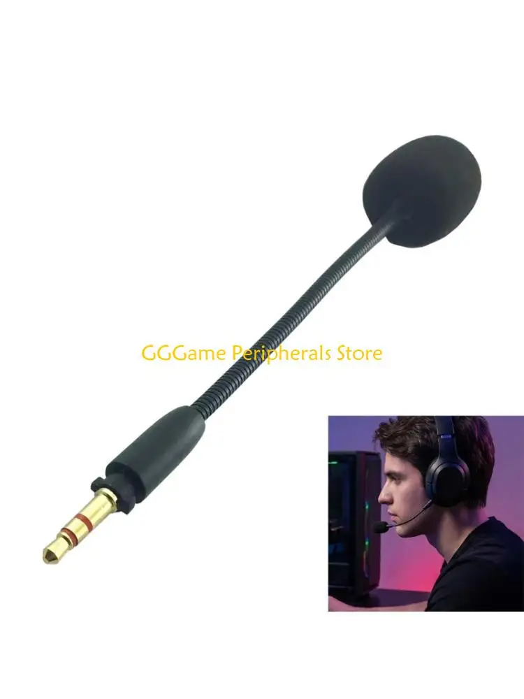 U55B Replaceable 3.5mm Boom Mic For Bluetooth-compatible Headphones Mic Lightweight