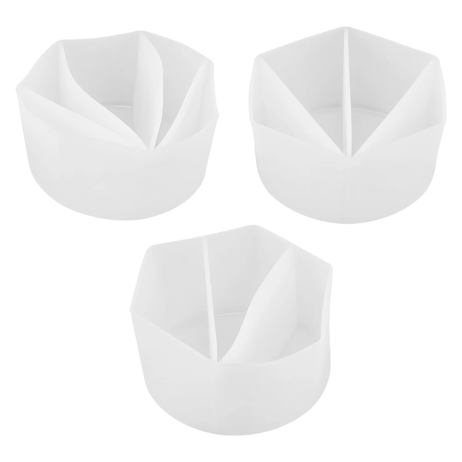 

3 Pcs Baking Mold/cake Split Cup Epoxy Silica Gel Paint Cups for Painting