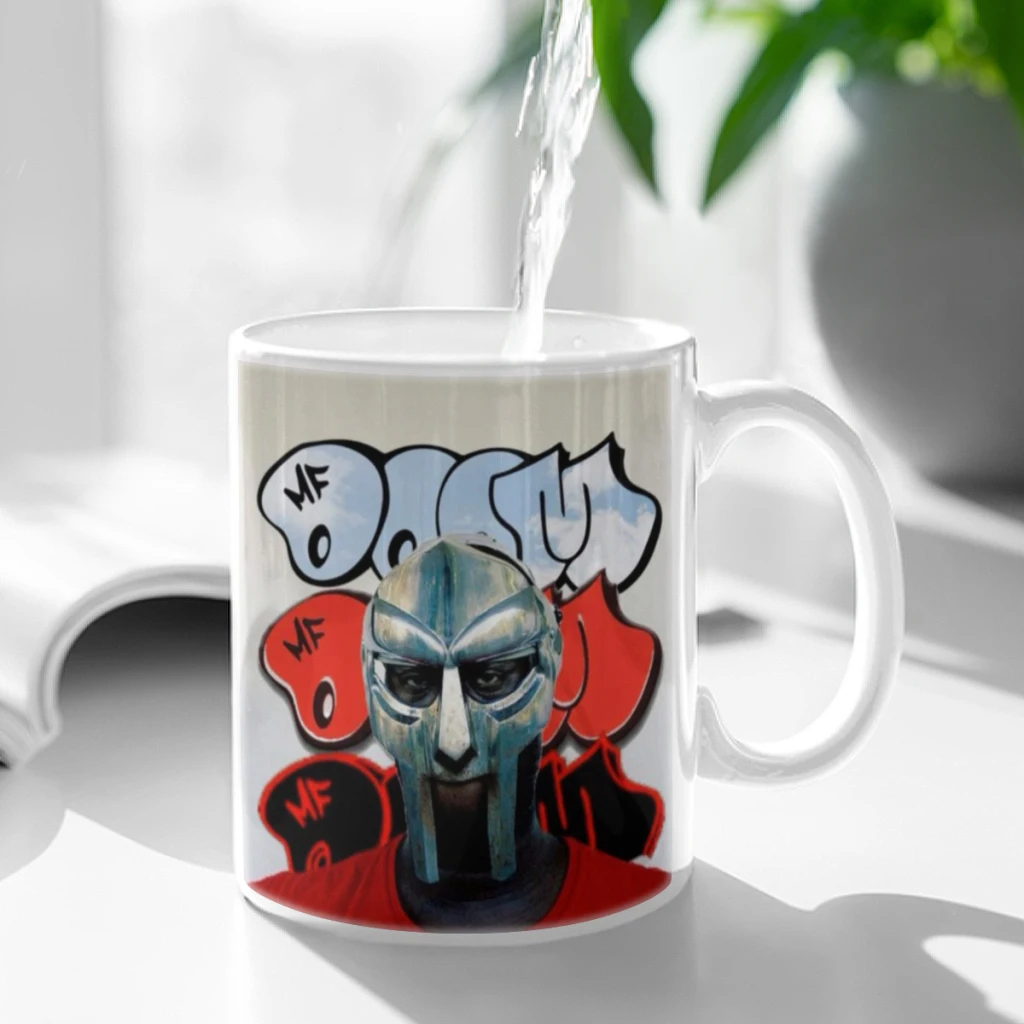 M-MF Doom Hip Hop Rap Free shipping Coffee Cups Ceramic cups creative cups and cute mugs Personalized Gift Cup For Tea