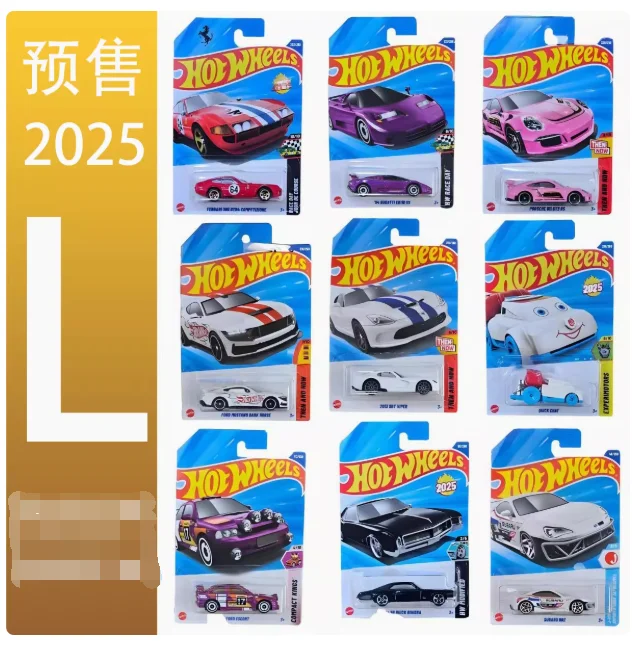 Предпродажа Hot Wheels 2025L 1:64 365 GTB4 BUGATTI EB110 911 GT3 с быстрым чатом srt viper kia ev6 Литая под давлением модель игрушечного транспортного средства