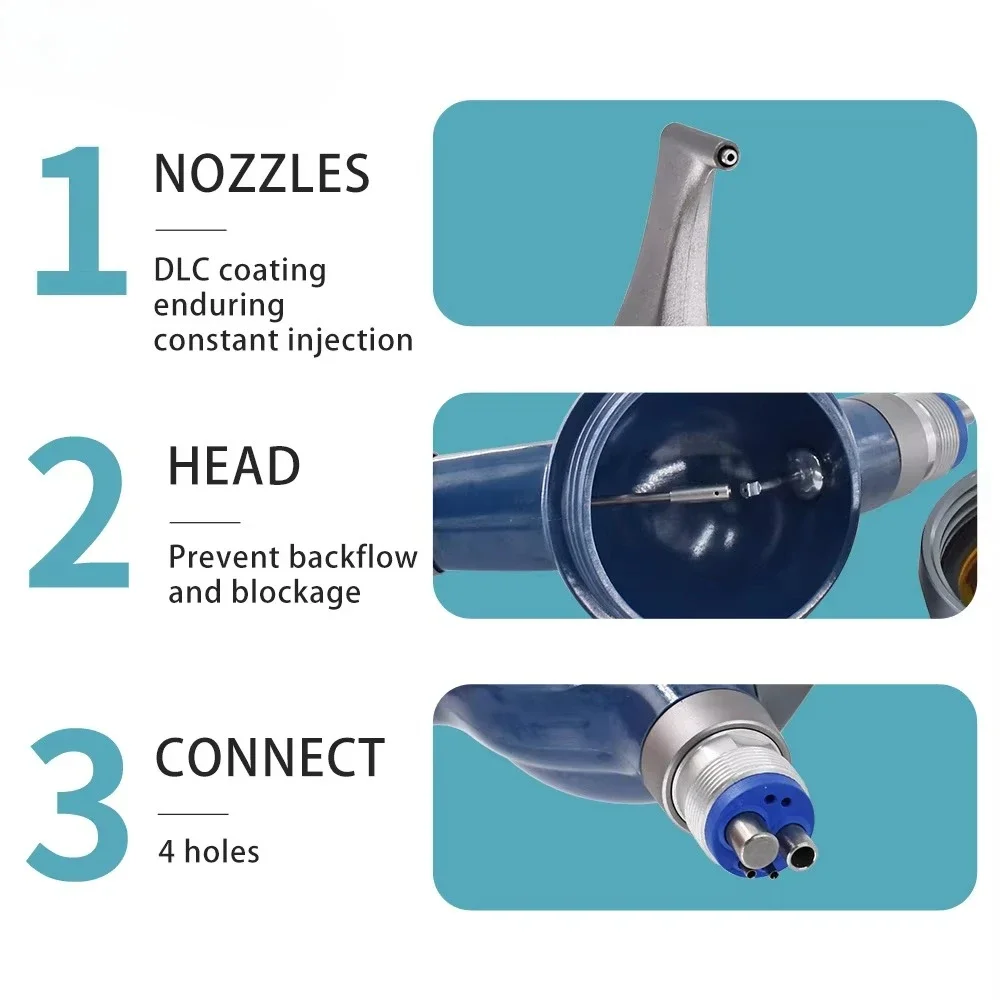 

Air Polisher Handpiece Teeth Polishing Sandblasting Machine Handpiece for NSK NSK PROPHY-MATE air Prophy