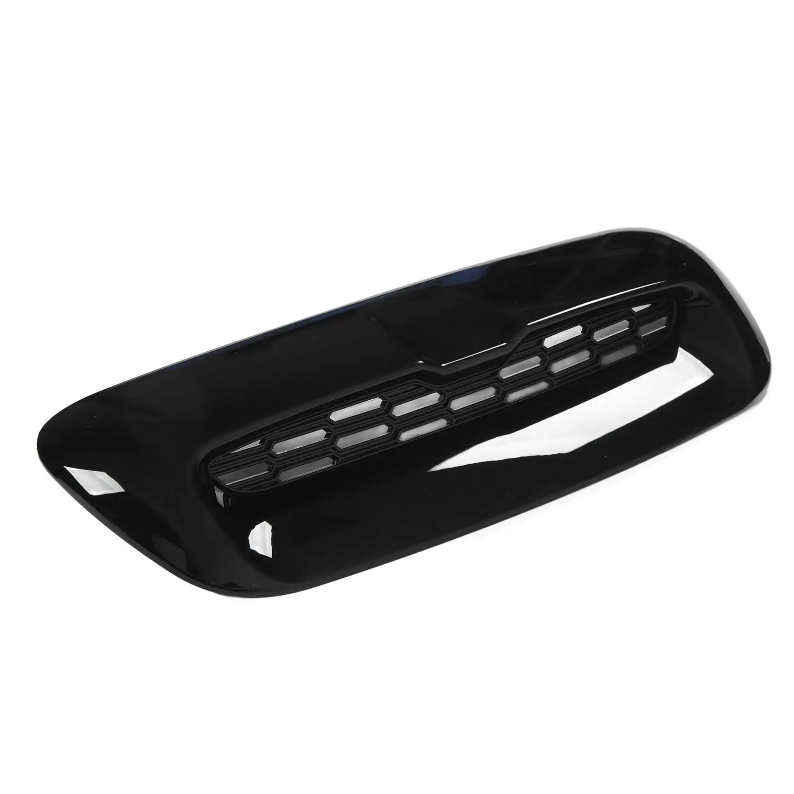 2PCS Front Engine Hood Vent Trim Bright Black Air Outlet Cover Replacement For s R56 R55 R57 R58 R59 Car Accessories