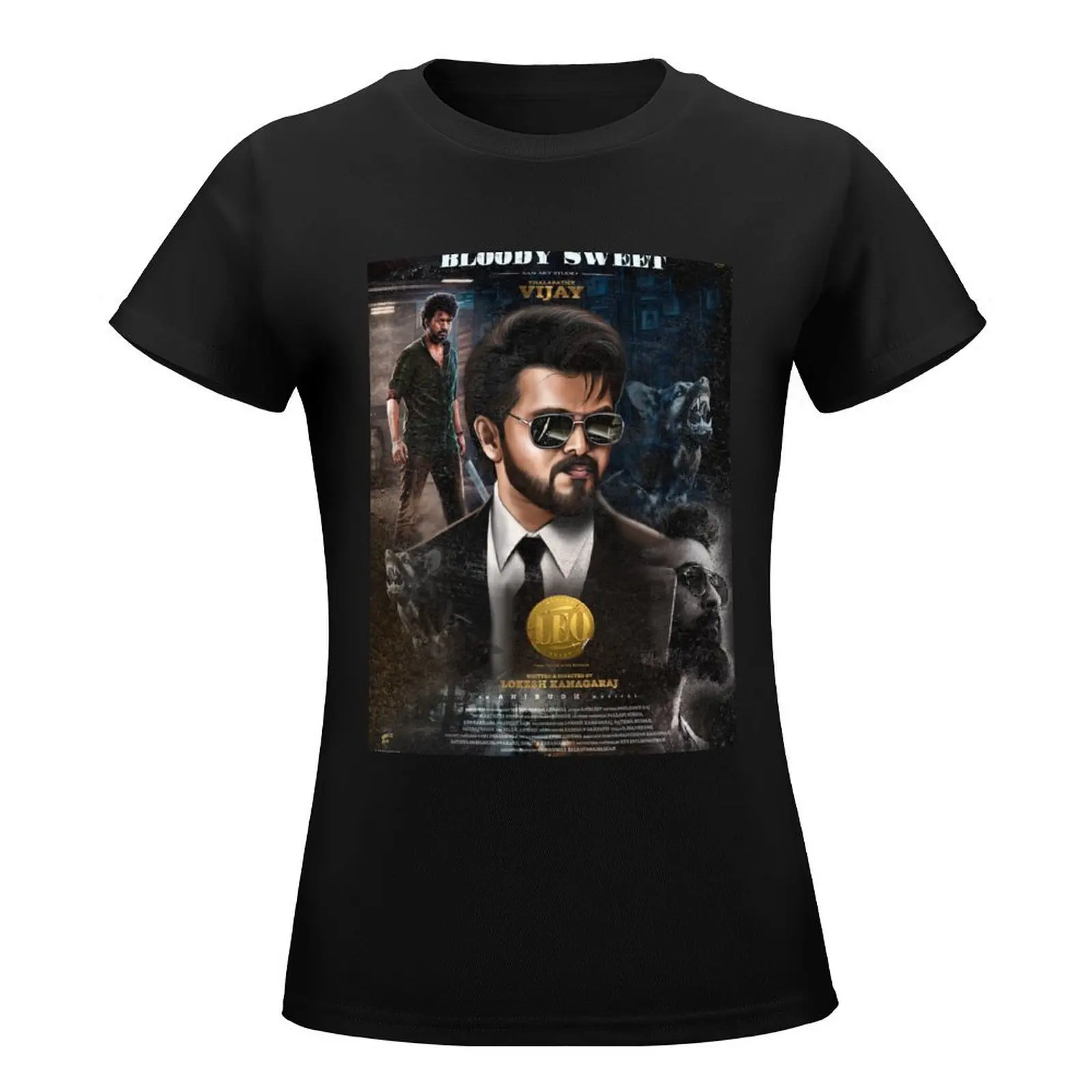 Leo Vijay thalapathy T-Shirt Female clothing new edition Aesthetic clothing sublime funny t shirts for Women