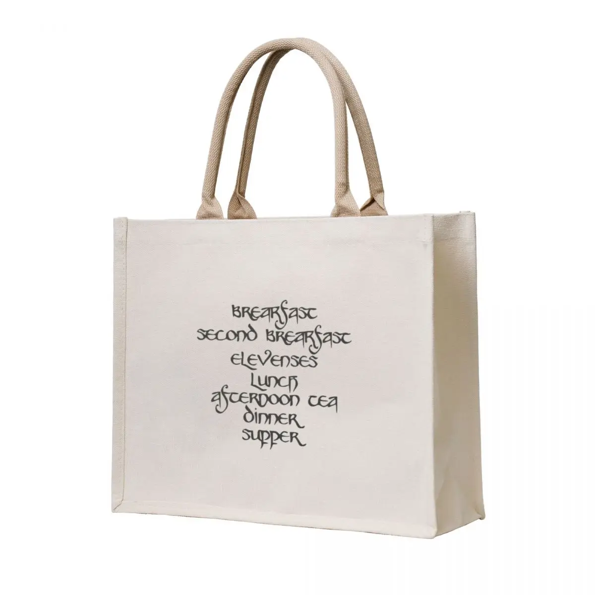 

Breakfast Tote Bag hand bag ladies tote bags aesthetic Shopper bag