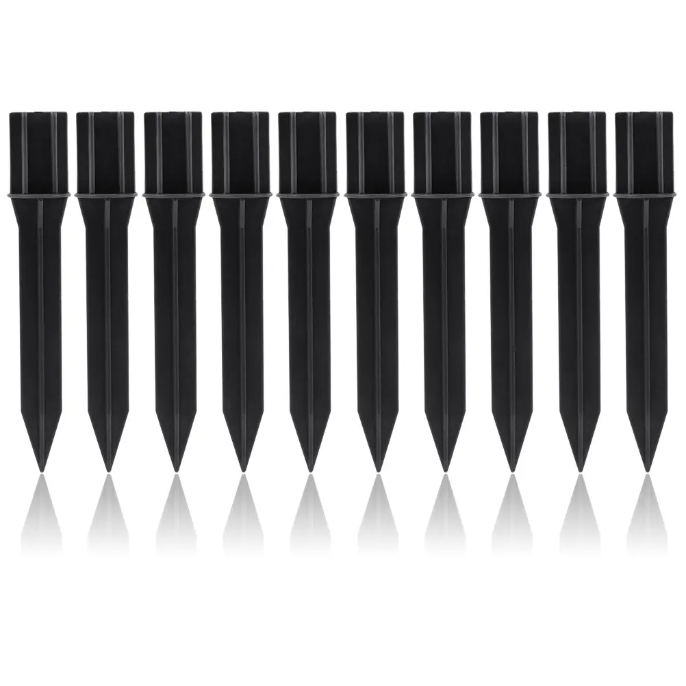 

10pcs Solar Light Stakes ABS Plastic Landscape Lighting Accessories Yard Path Replacement Parts for Outdoor Lighting