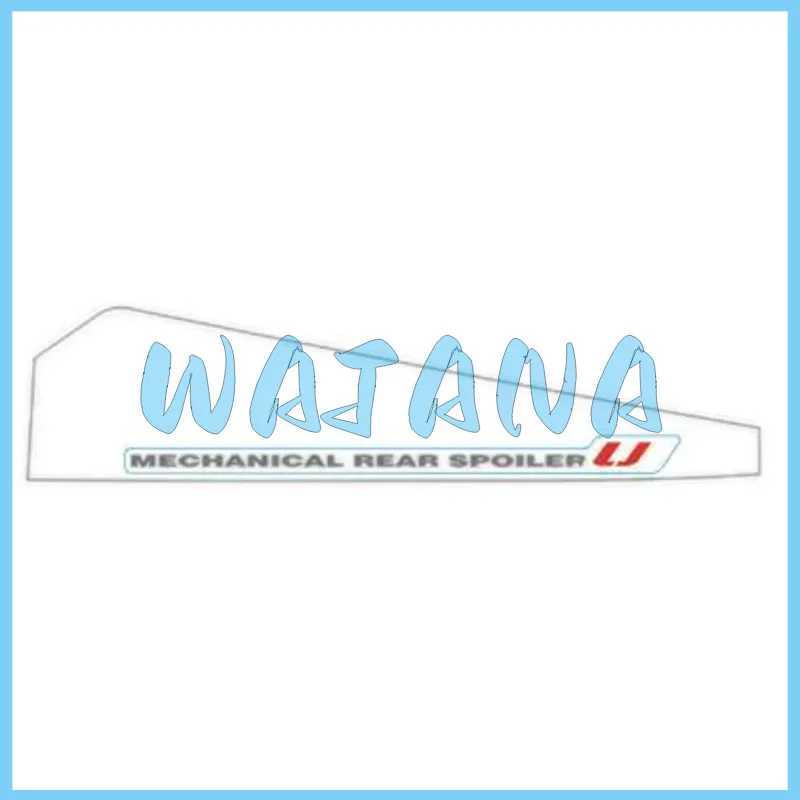 Zt155-u Tail Skirt Left / Right Decal (red Silver/u/high Viscosity) 1210312-509000 / 1210312-510000 For Kiden Original Part