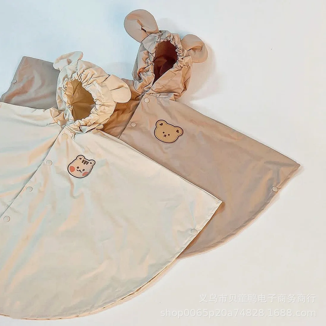 Cute AnimalsWaterproof Raincoats for Children Rain Coat Cover Raingear Baby Poncho Trench Raincoats Girls Boys Rainsuit